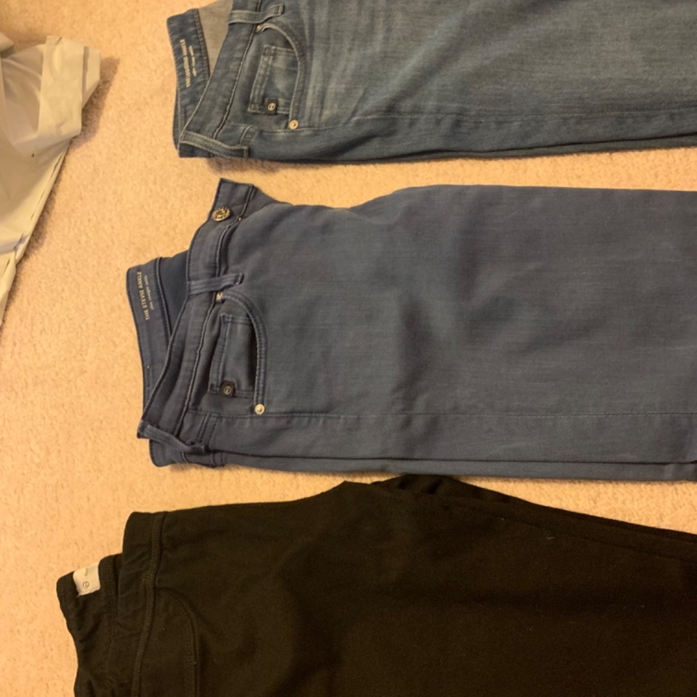 AG Adriano Goldschmeid skinny jeans - lot of 3 Stevie ankle, Legging Ankle Knit - Picture 2 of 6